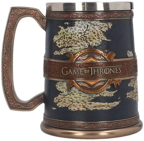 Magicun N.Giftware~The Seven Kingdoms Tankard Game of Thrones Mug 23cm Blue