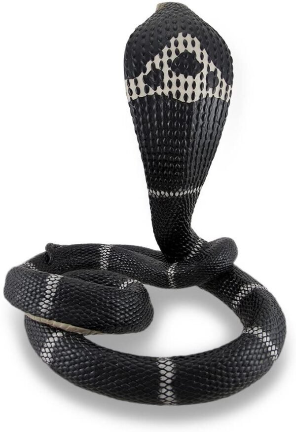 Magic  Collection~Coiled and Rearing King Cobra Sculptured Statue