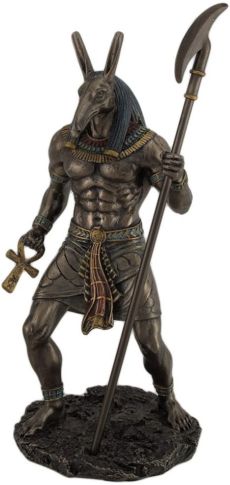 Magic  Collection~Ancient Egyptian Set The Destroyer God of Chaos Bronze Finished Statue