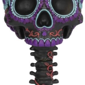 Dark Collection~Twilight Blooms Goblet 18cm Black, Resin w/Stainless Steel Insert