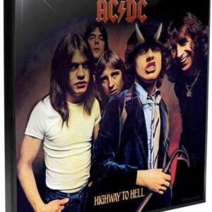 Band Merchandise~ ACDC Highway to Hell Crystal Clear Picture 32cm, Black