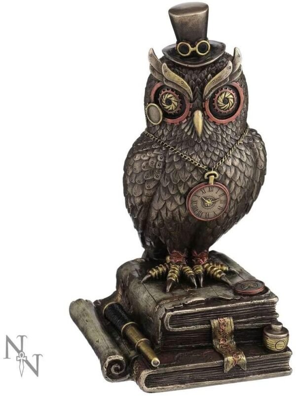 Steampunk Collection~Time Wise Figurine 20.5cm Brown, Resin, One Size