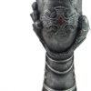 Magicun N.Giftware~Gauntlet Goblet 23cm Grey, Resin w/Stainless Steel Insert