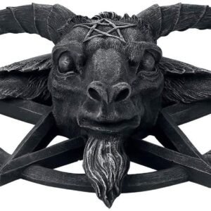 Dark Collection~Baphomet Wall Plaque 49cm Black