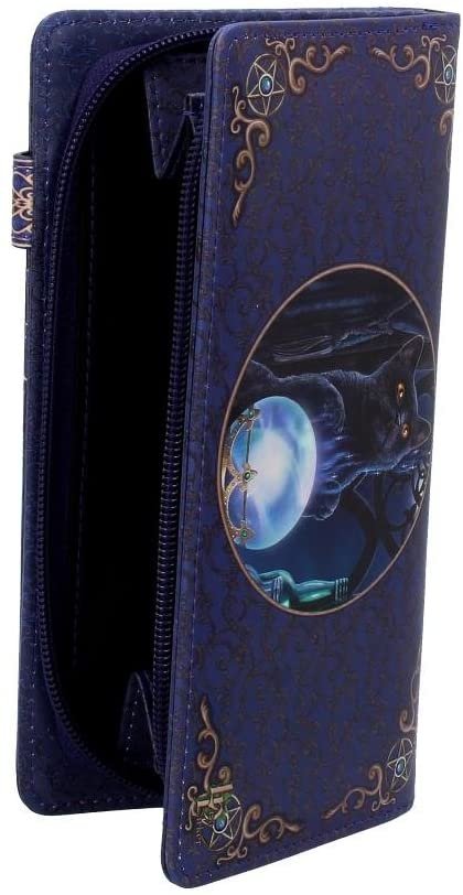 Artist Collections~ B4005K8 Witches Apprentice Lisa Parker Embossed Purse 19cm Purple, PU
