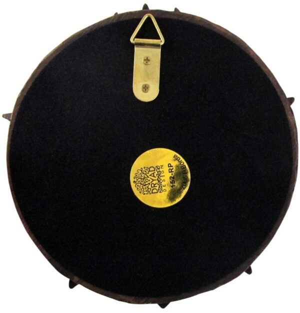 Magicun Altar~Crescent Raven Pentacle Wall Plaque Wood Finish