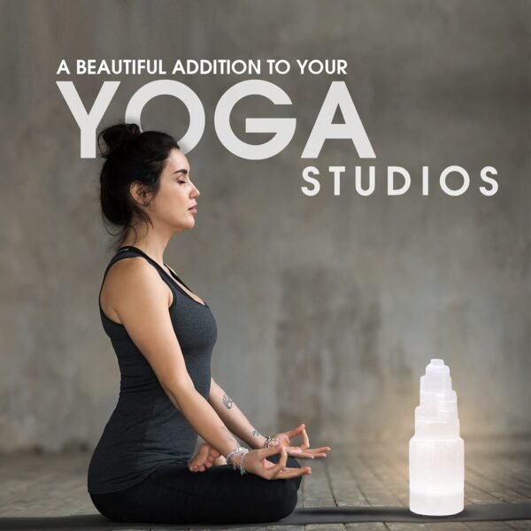 Selenite Crystal Lamp Crystal Light Lamp, Healing & Meditation Extra Large Crystal