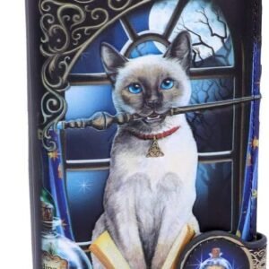 Magicun N.Giftware~Hocus Pocus Embossed Purse Lisa Parker 18.5cm, PU, Black