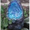 Fantasy Collection~ Sapphire Crystal Cavern Light 10cm Blue, Resin