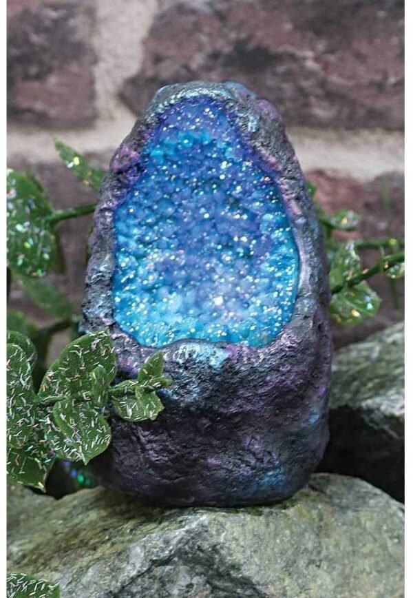 Fantasy Collection~ Sapphire Crystal Cavern Light 10cm Blue, Resin
