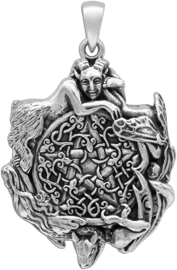 Sterling Silver Fairy Pentacle Pendant