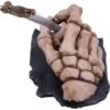 Dark Collection~Mightier Skeleton Hand and Sword Pen Holder, Natural Bone Colour, One Size