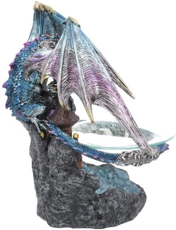 Fantasy Collection~ Flame Saviour 24cm Oil Burner, Blue