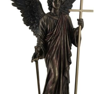 Magicun  Collection~Zadkiel Archangel of Freedom & Mercy Standing Holding Cross Staff and Sword