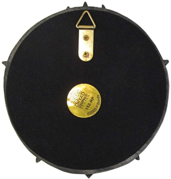 Magicun Altar~Crescent Raven Pentacle Wall Plaque Stone Finish