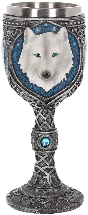 Animal Collection~ Ghost Wolf Goblet Goblet 19.5cm Blue K2853G6