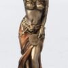 Magic  Collection~3 1/2 Inch Oshun Santeria Orisha Goddess of Love, Beauty and Marriage Cast Resin Hand Painted Antique Bronze Finish Statue Home Decor