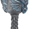 Artist Collections~ Dragon Lore Chalice Anne Stokes Goblet 17.2cm Blue, Resin w/stainless steel insert, One Size