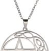 Witchcraft~cooltime Stainless Steel Pentacle Pendant Necklace Pentagram Celtic Knot Star Circle Crescent Charm Jewelry