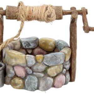 Fantasy Collection~ D3169H7 Wishing Well Figurine 12.5cm Brown