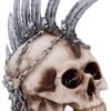 Steampunk Collection~U4945R0 Chain Blade Mohican Mohawk Knife Skull Ornament