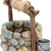 Fantasy Collection~ D3169H7 Wishing Well Figurine 12.5cm Brown