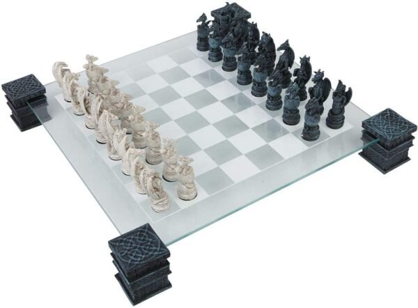 Fantasy Collection~ Dragon Chess Set 43cm Black