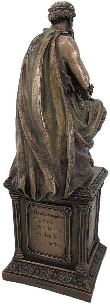 Magic  Collection~Bronze Finish Plato Statue Philosophy