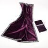 Altar Tarot Table Cloth Divination Wicca Velvet Cloth with Tarot Pouch Purple