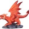 Artist Collections~ Anne Stokes Age Small Fire Dragon Figurine, Red, One Size