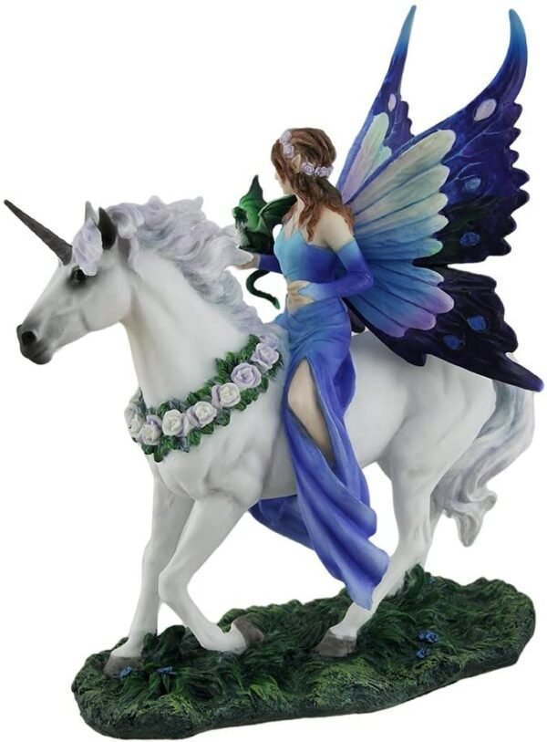 Magic  Collection~Anne Stokes Realm of Enchantment Blue Fairy Statue