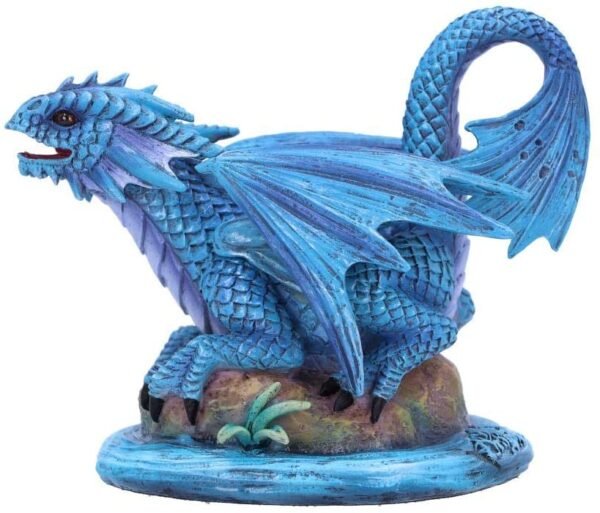 Artist Collections~ Anne Stokes Age Small Water Dragon Figurine, Blue, One Size
