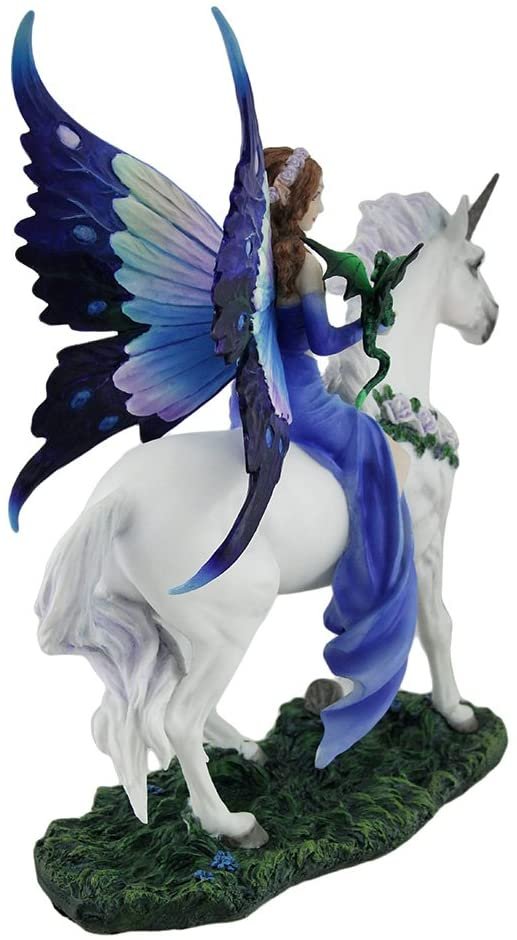 Magic  Collection~Anne Stokes Realm of Enchantment Blue Fairy Statue
