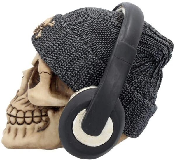 Dark Collection~Dead Beat Skull Figurine 16.3cm Ivory