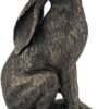 Magicun N.Giftware~Bronze Moon Gazing Hare Figurine 16cm, us:one Size