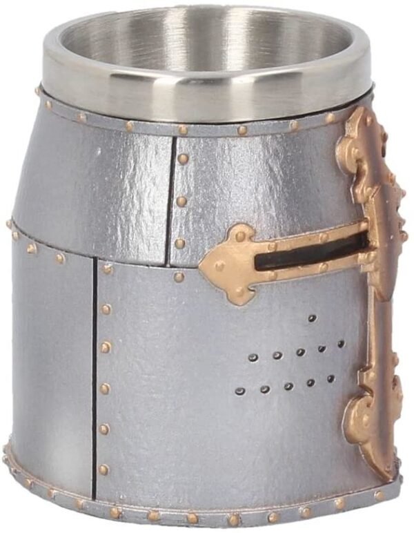 Mythology Collection~ Crusader (Set of Four) Shot Glasses 14cm Silver