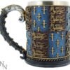 Mythology Collection~ Medieval Tankard Mug 14 cm Blue