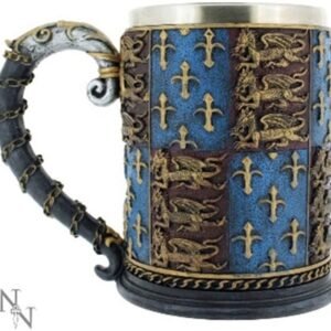 Mythology Collection~ Medieval Tankard Mug 14 cm Blue