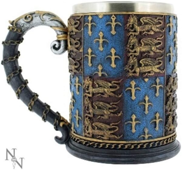 Magicun N.Giftware~Medieval Tankard Mug 14 cm Blue