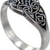 Soloman Pentant~Pepi Sterling Silver Cross of The Irish Goddess Dana Celtic Knot Ring (Size 4-12)