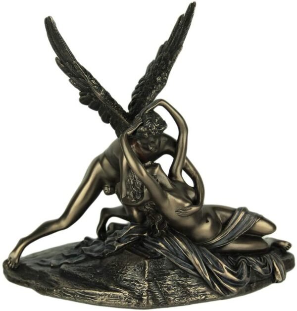 Magic  Collection~Cupid and Psyche Classic Mythology Bronze Finished Statue