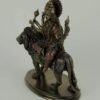 Magic  Collection~VERONESE Durga Riding on Lion Statue Sculpture - Divine Mother Hindu Goddess