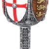Mythology Collection~ English Goblet 17cm Grey, Resin w/Stainless Steel Insert