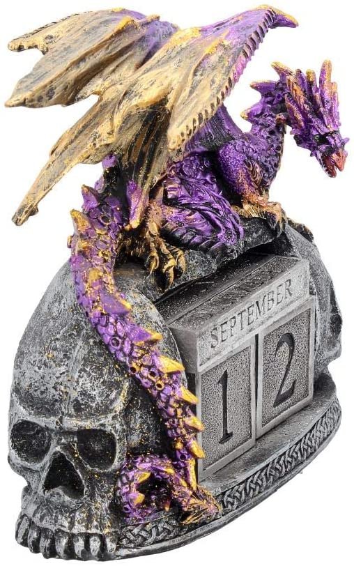 MAGICUN N.GIFTWARE~ Nightwynd Calendar 19cm Purple