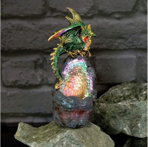 Fantasy Collection~ Emerald Crystal Guard Figurine, Green, One Size