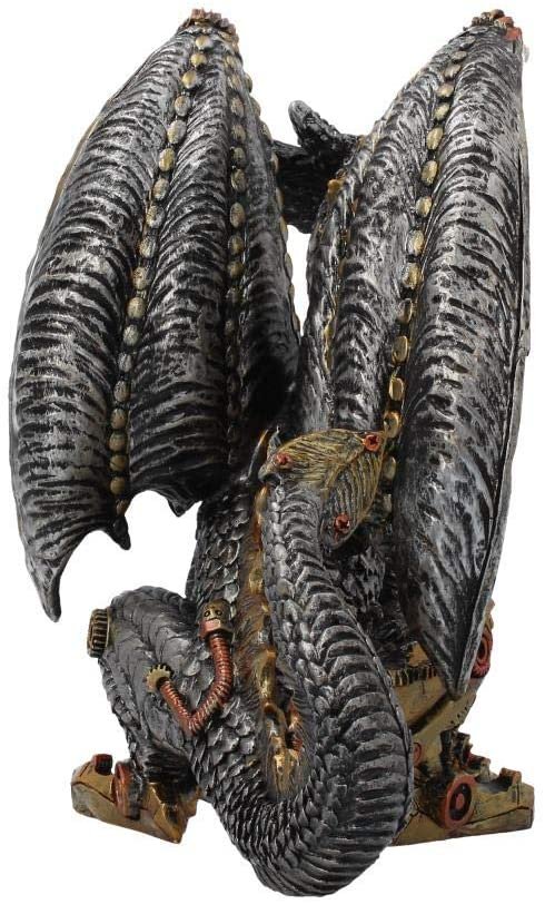 Steampunk Collection~Mechanical Protector Figurine 24cm Silver