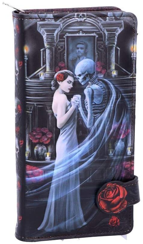 Artist Collections~ B4862P9 Forever Yours Embossed Purse Anne Stokes 18.5cm, Black