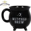 Something Different Witches Brew Cauldron Mug Black