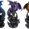 Fantasy Collection~ Protectors of The Keep 5.5cm Set of 3, Resin, Multi-Coloured