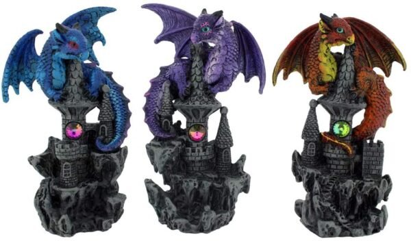 Fantasy Collection~ Protectors of The Keep 5.5cm Set of 3, Resin, Multi-Coloured